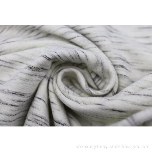 Paragraph Color Yarn Single Side Jersey Fabric